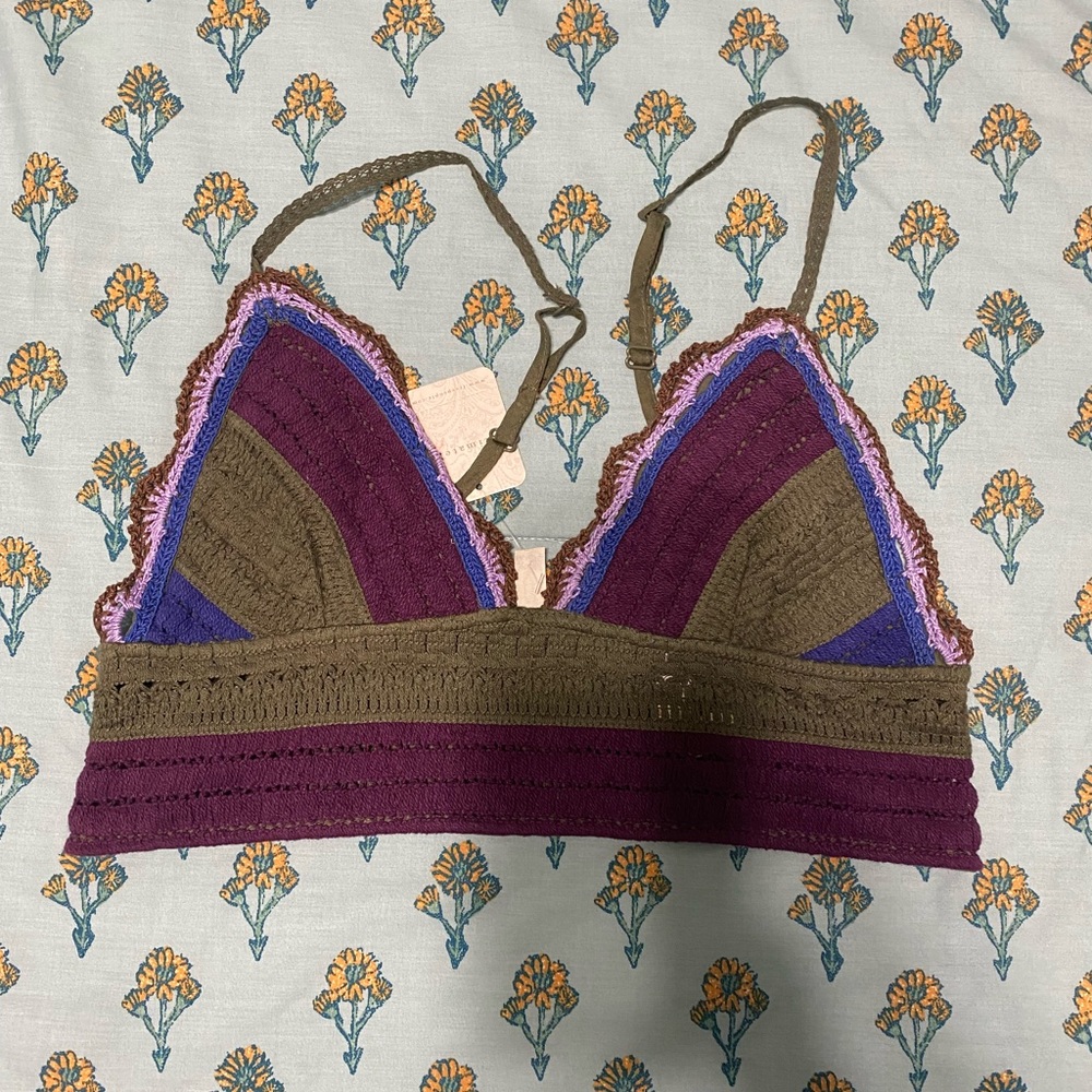 FREE PEOPLE CROCHET BRALETTE